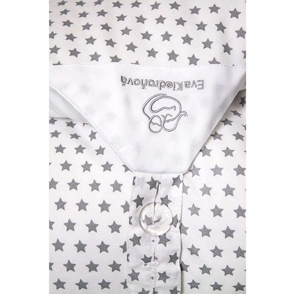 Obliečka biela s hviezdičkami na zavinovačku Maxi Dráčik