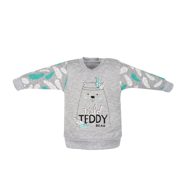 Dojčenská bavlnená mikinka New Baby Wild Teddy
