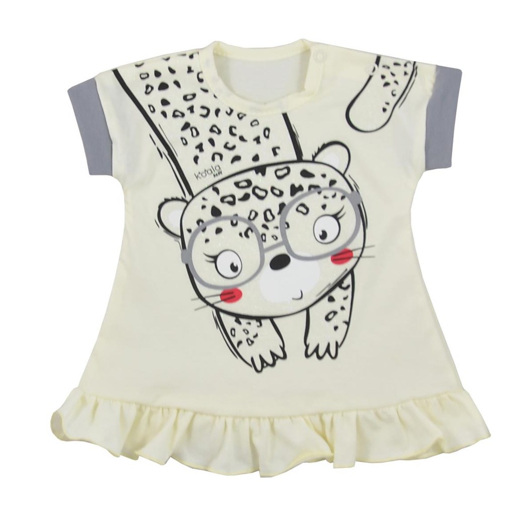 Dojčenské letné šaty Koala Sara béžové-62 (3-6m)