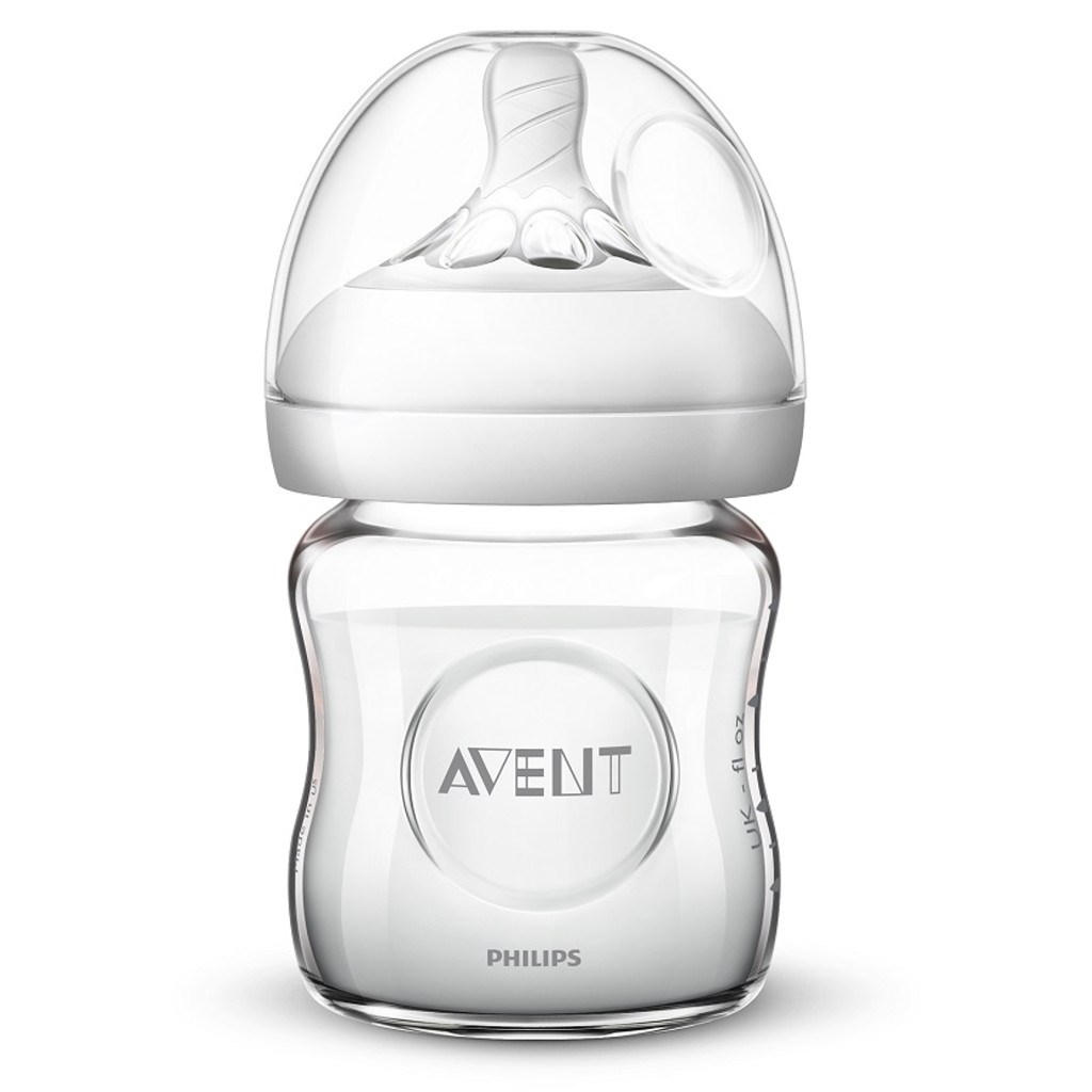 Dojčenská sklenená fľaša Avent Natural 125 ml