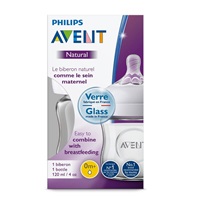 Dojčenská sklenená fľaša Avent Natural 120 ml