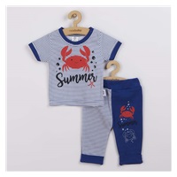 Dojčenské tričko s krátkym rukávom a tepláčky New Baby Summer