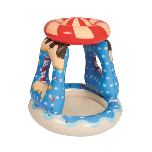 Detský nafukovací bazén so strieškou Bestway modrý