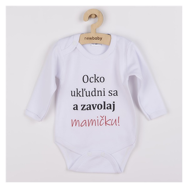 Body s potlačou New Baby a zavolaj MAMIČKU!