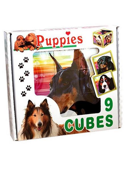 Skladacie obrázkové kocky Puppies