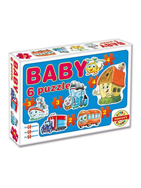 Detské Baby puzzle Modrá