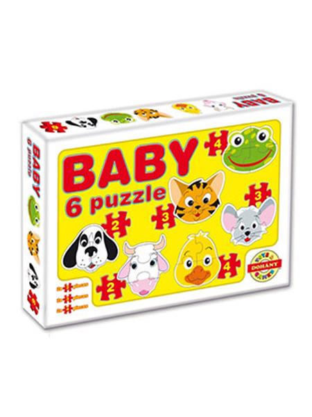 Detské Baby puzzle Žltá