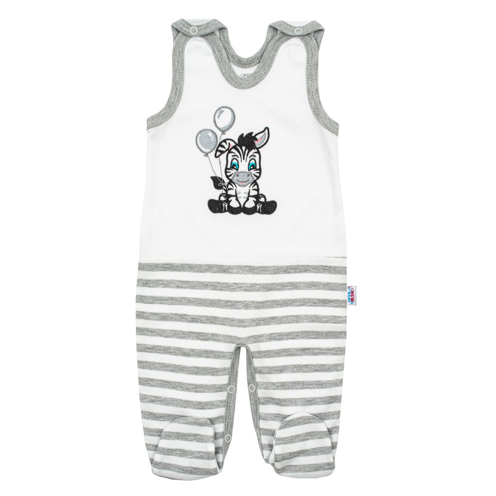 Obrázok NEW BABY Dojčenské bavlnené dupačky New Baby Zebra exclusive