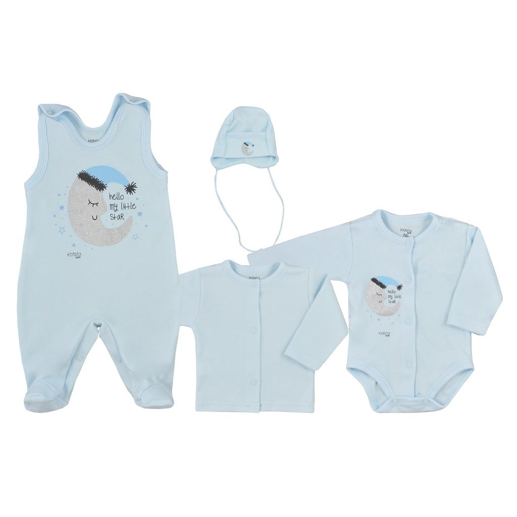 4-dielna dojčenská súprava Koala Moon modrá-50