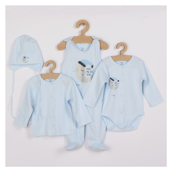 4-dielna dojčenská súprava Koala Moon modrá