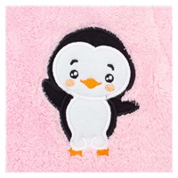 Zimná detská kombinéza New Baby Penguin ružová