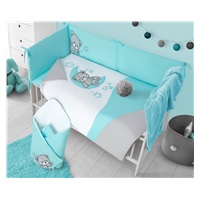 2-dielne posteľné obliečky Teddy Bear 100/135 tyrkysové