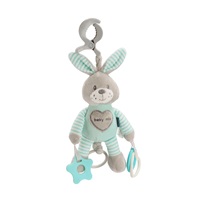 Plyšová hračka s vibráciou Baby Mix králik mätový