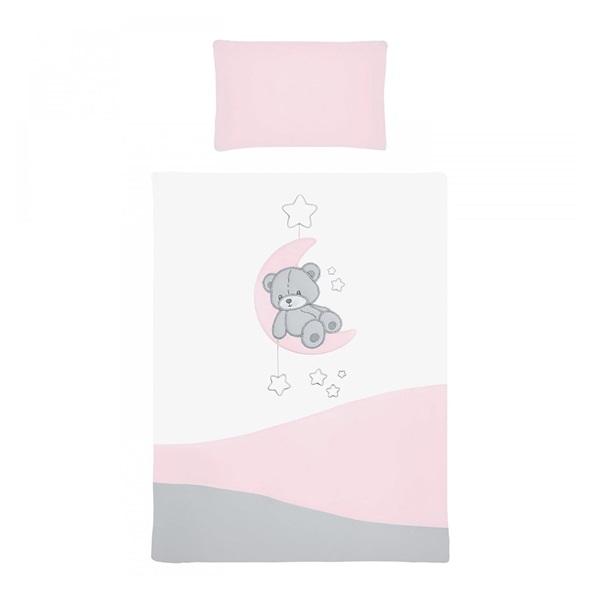 2-dielne posteľné obliečky Teddy Bear 100/135 ružové