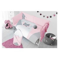 2-dielne posteľné obliečky Teddy Bear 100/135 ružové