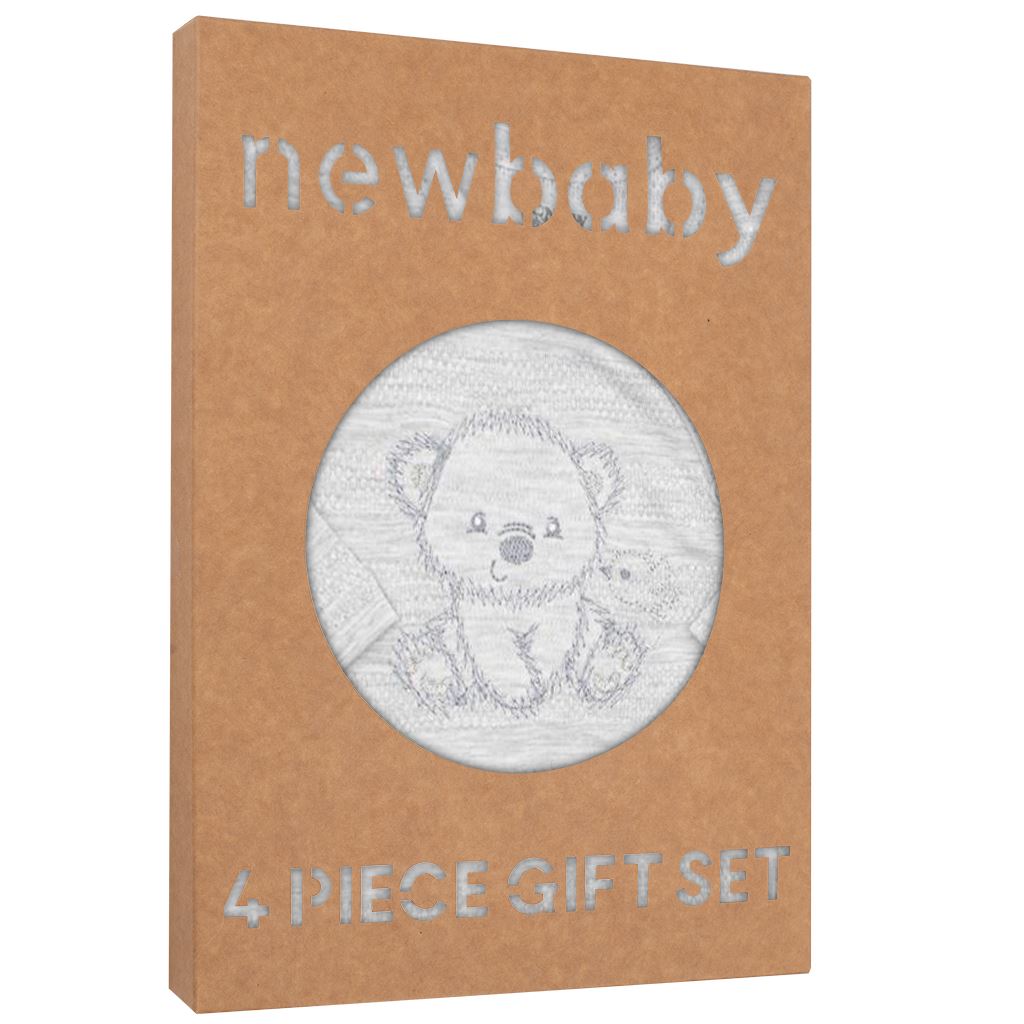 Dojčenská súprava do pôrodnice New Baby Sweet Bear sivá, Sivá, 50