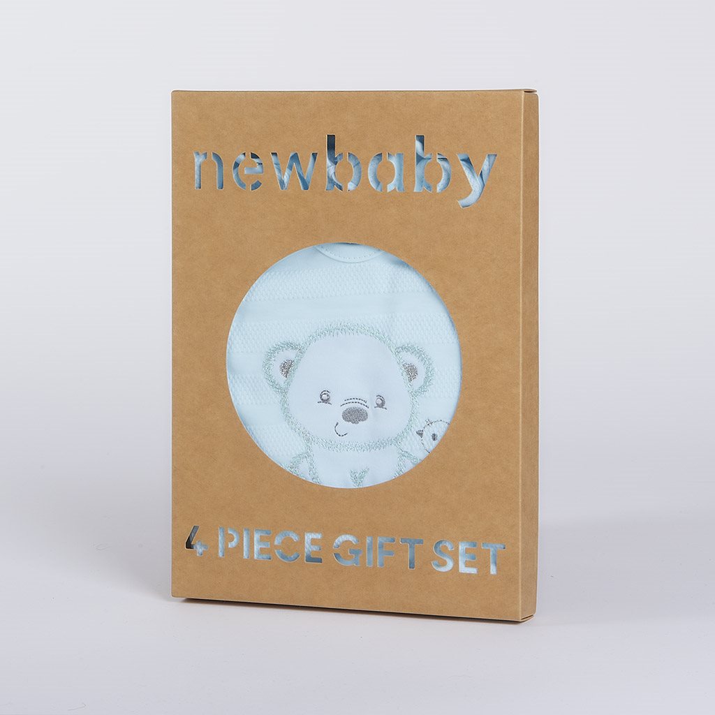 Dojčenská súprava do pôrodnice New Baby Sweet Bear modrá-50