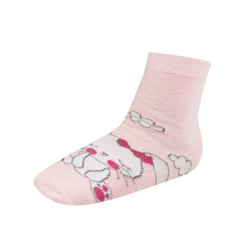 Detské bavlnené ponožky New Baby sweet bunny 98 (2-3 r)