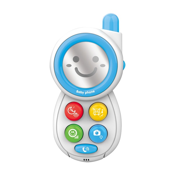 Detská hračka so zvukom Bayo Telefónik modrý