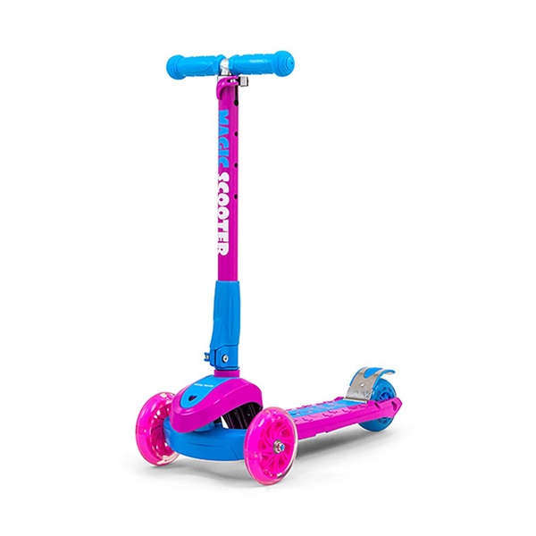 Detská kolobežka Milly Mally Magic Scooter pink-blue