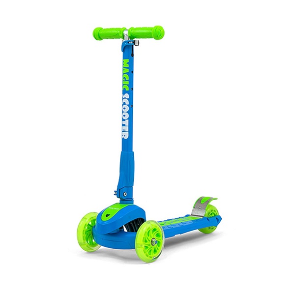 Detská kolobežka Milly Mally Magic Scooter blue-green