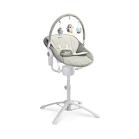 Detská jedálenská stolička 3v1 Caretero Kivi grey