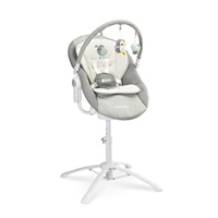 Detská jedálenská stolička 3v1 Caretero Kivi grey