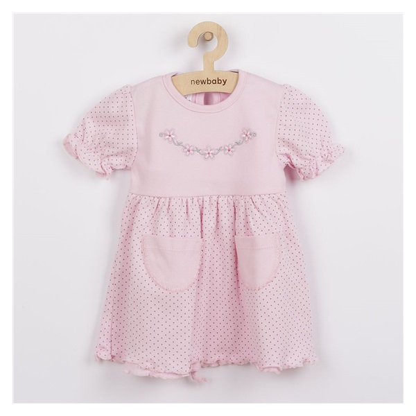 Dojčenské šatôčky s krátkym rukávom New Baby Summer dress