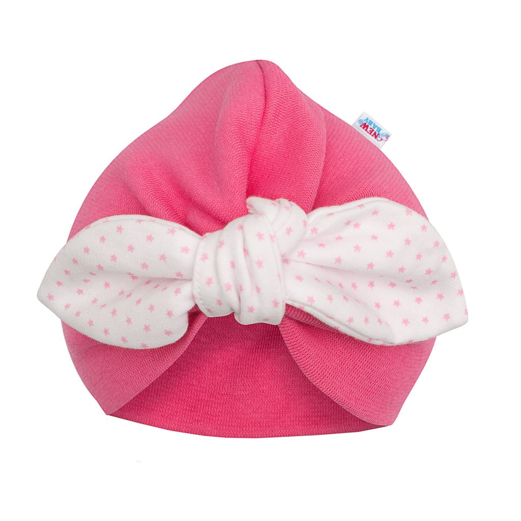Dievčenská čiapočka turban New Baby For Girls dots 62