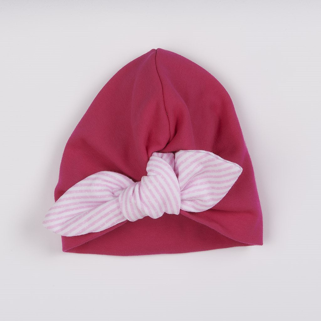 Dievčenská čiapočka turban New Baby For Girls stripes