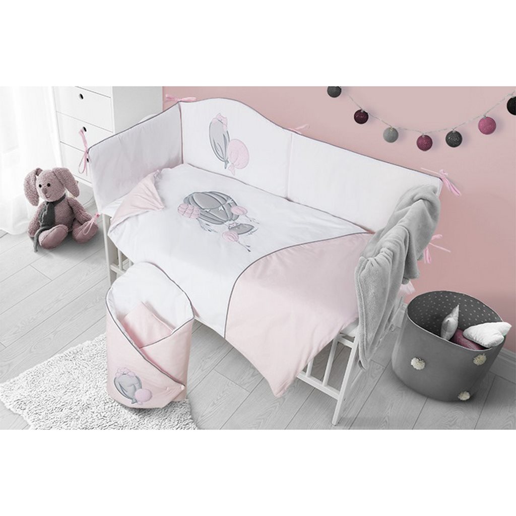 2-dielne posteľné obliečky Belisima Ballons 100/135 ružové