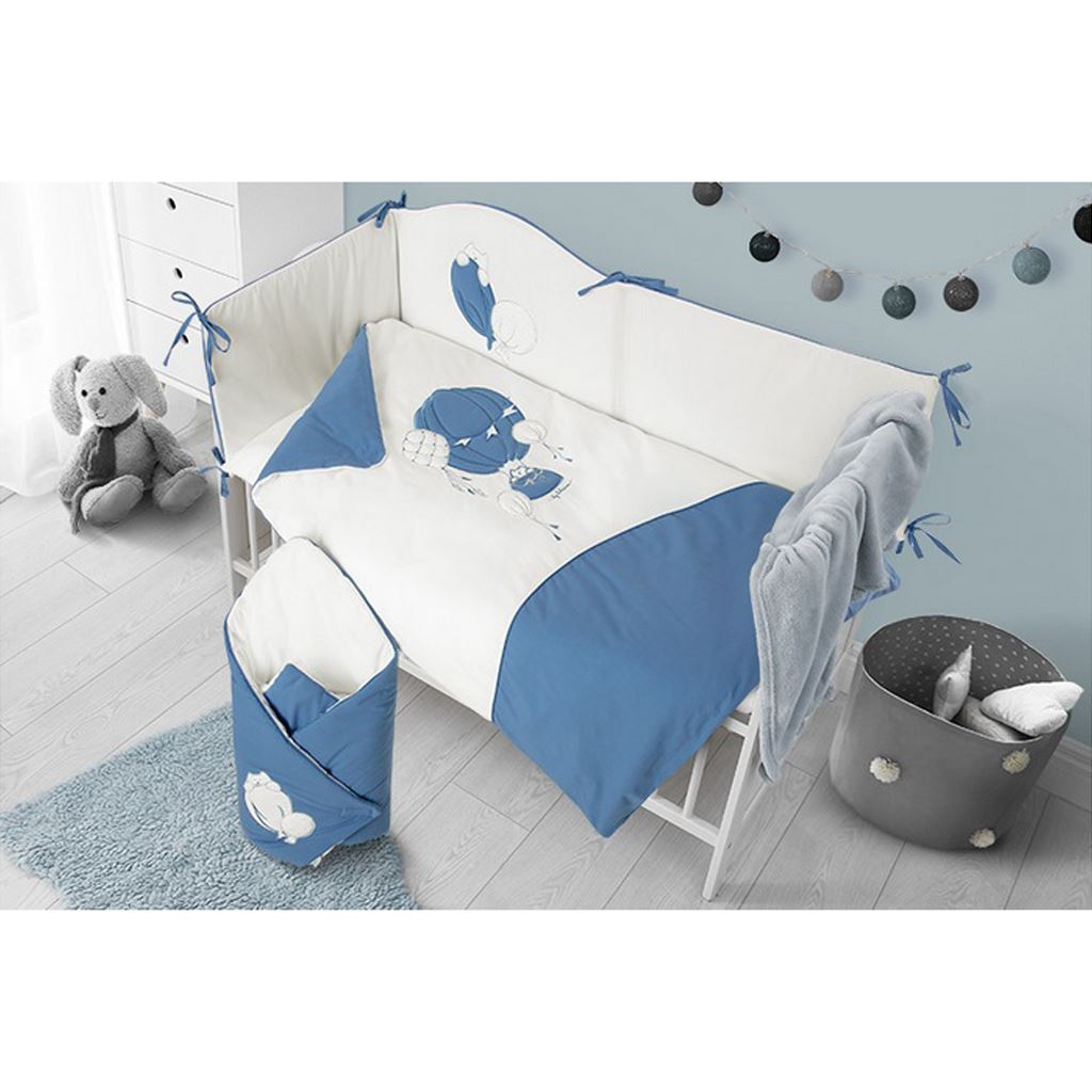 3-dielne posteľné obliečky Belisima Ballons 100/135 modré