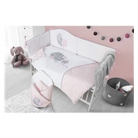 5-dielne posteľné obliečky Belisima Ballons 100/135 ružové