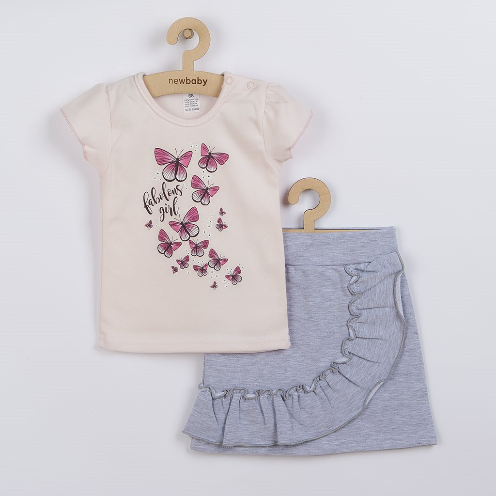 Dojčenské tričko so sukienkou New Baby Butterflies