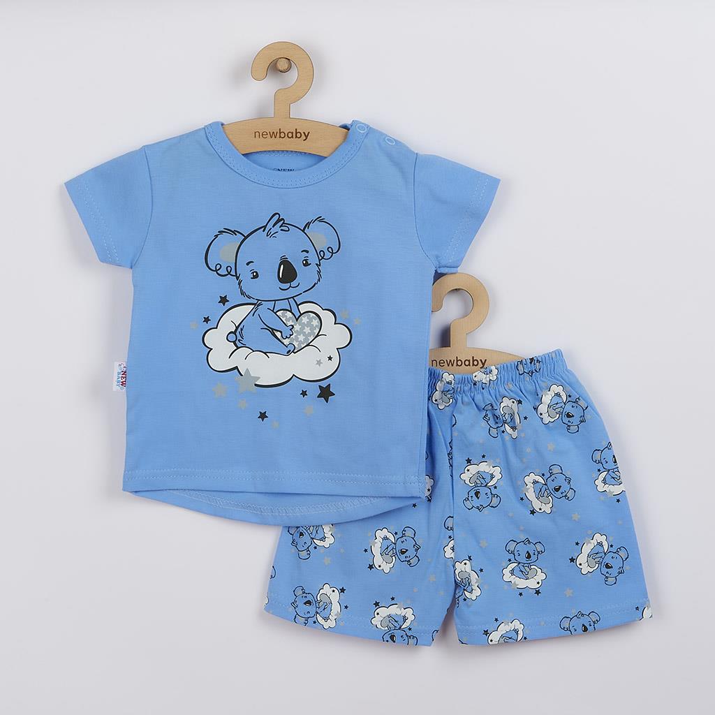 Detské letné pyžamko New Baby Dream modré-74 (6-9m)