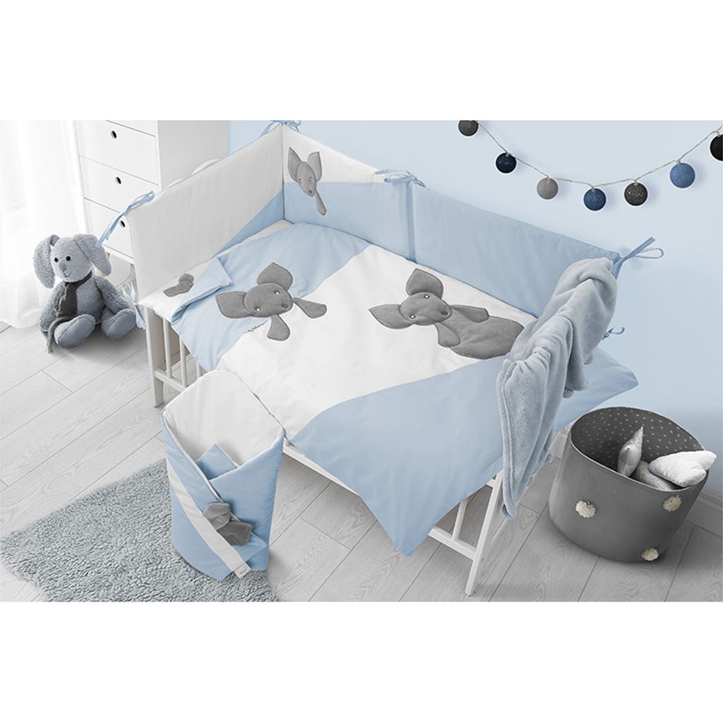 3-dielne posteľné obliečky Belisima Mouse 100/135 modré