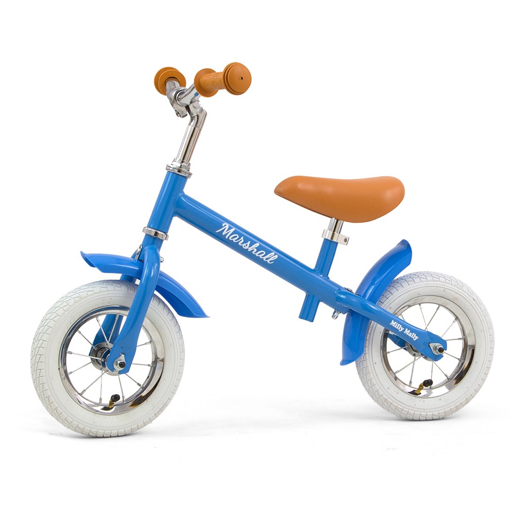 Detské odrážadlo bicykel Milly Mally Marshall Air Blue, Modrá