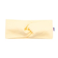 Dojčenská čelenka New Baby Style žltá 40,5 cm