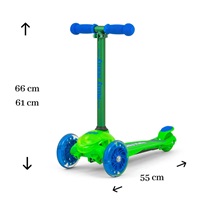 Detská kolobežka Milly Mally Scooter Zapp green