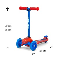 Detská kolobežka Milly Mally Scooter Zapp redcom