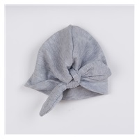 Dojčenské šatôčky s čiapočkou-turban New Baby Little Princess sivé