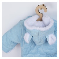 Zimný dojčenský overal Nicol Kids Winter modrý