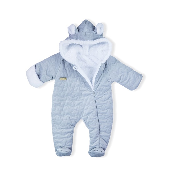Zimný dojčenský overal Nicol Kids Winter sivý