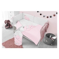 6-dielne posteľné obliečky Belisima Magic Stars 100/135 ružové