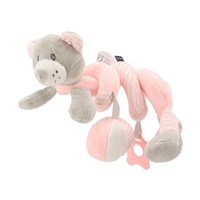 Hračka na postieľku Špirála Baby Mix medveď rúžový