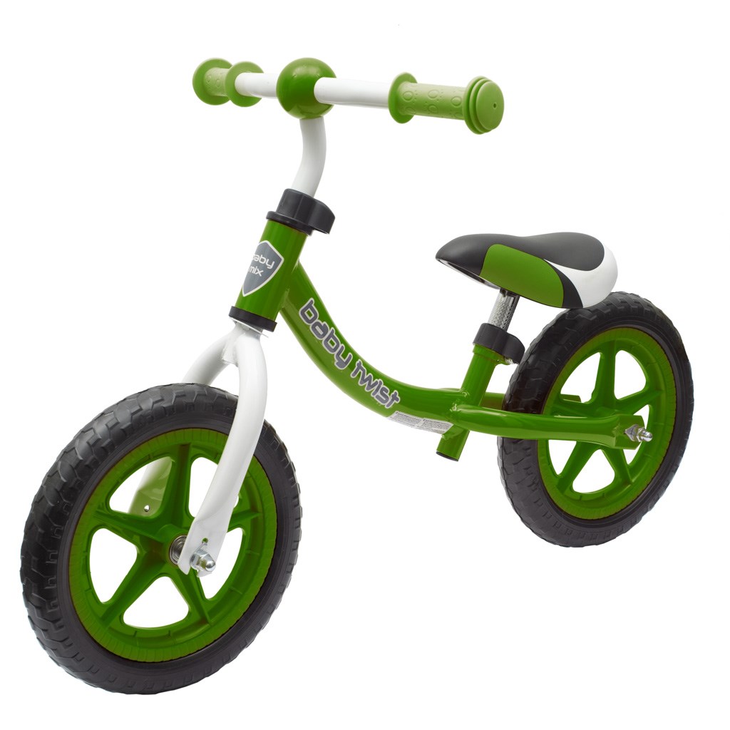 Detské odrážadlo bicykel Baby Mix TWIST zelené