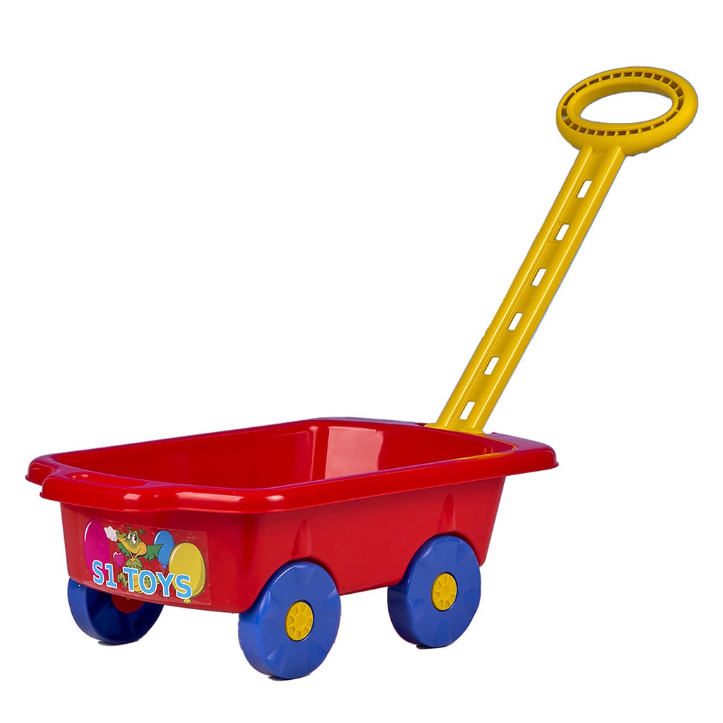 Detský vozík Vlečka BAYO 45 cm červený