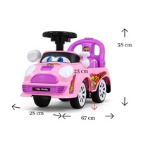 Detské odrážadlo so zvukom Milly Mally JOY pastel pink