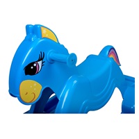 Hojdací koník plastový BAYO 92 cm modrý