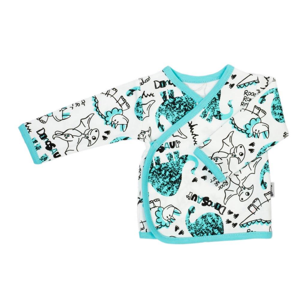 Dojčenská bavlněná košilka Nicol Dinosaur-56 (0-3m)